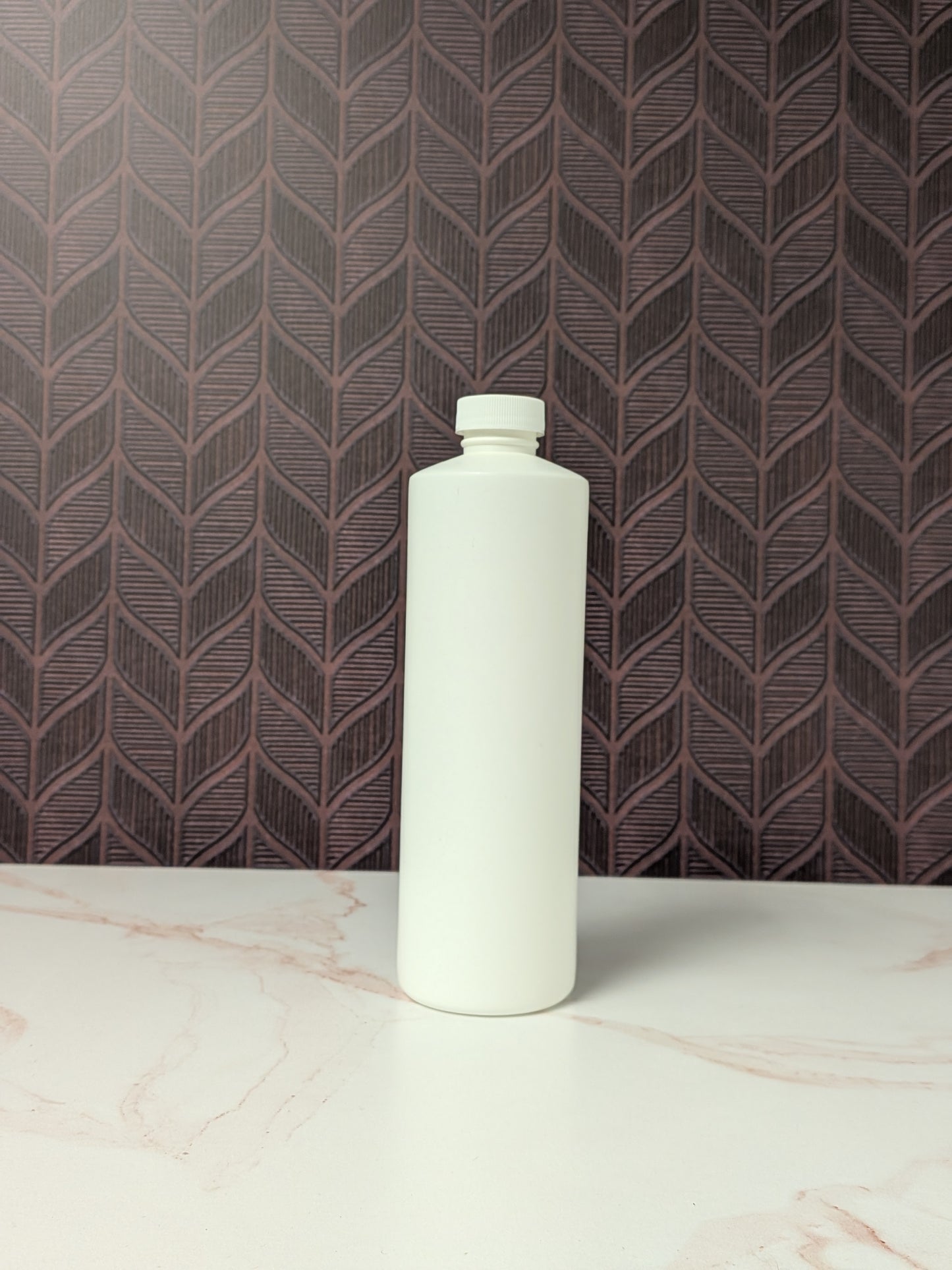 CLEARANCE | White bottle with cap | 12 count