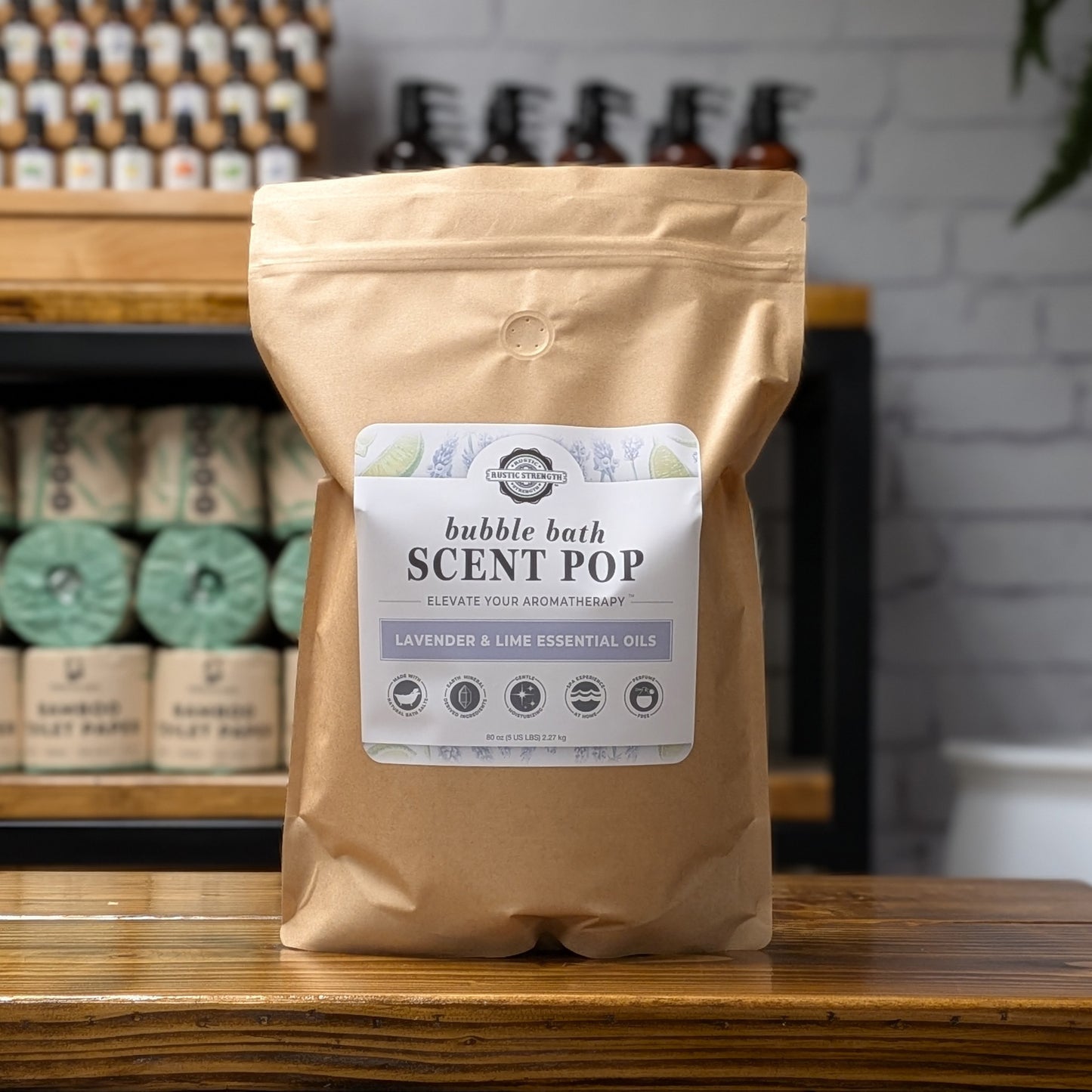 CLEARANCE | Bubble Bath Scent Pop | Lavender Lime | 5 lb