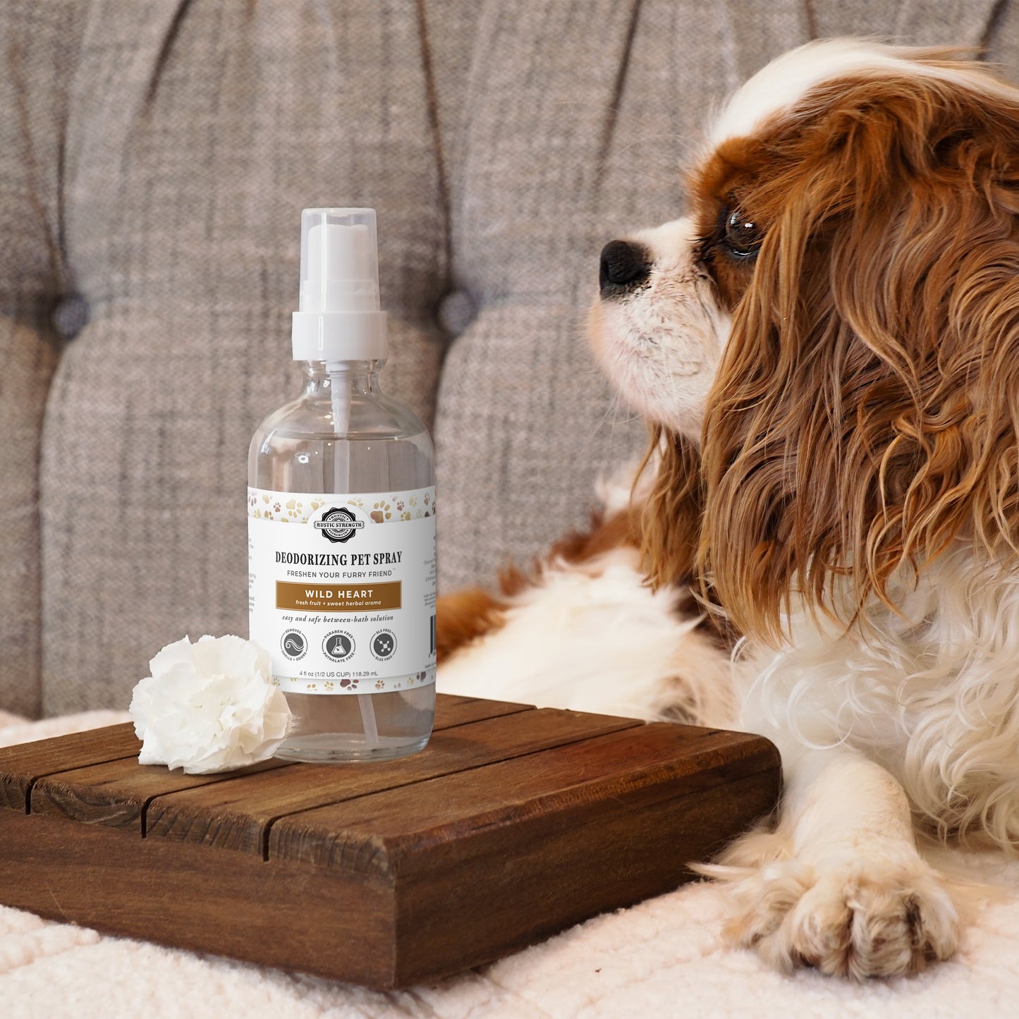 Deodorizing Pet Spray | Wild Heart | 4 oz Bottle