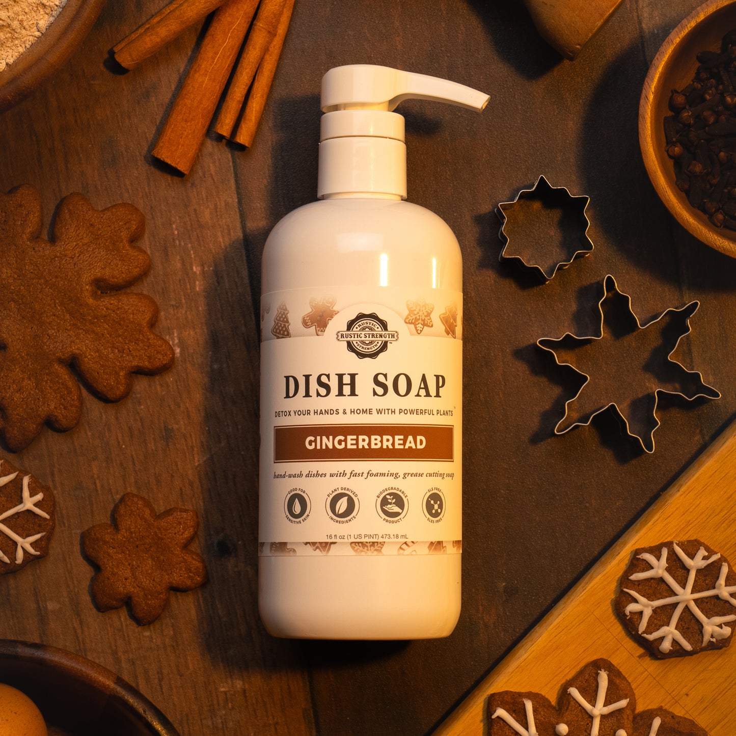 Dish Soap | Gingerbread | 16 oz Pump Bottle