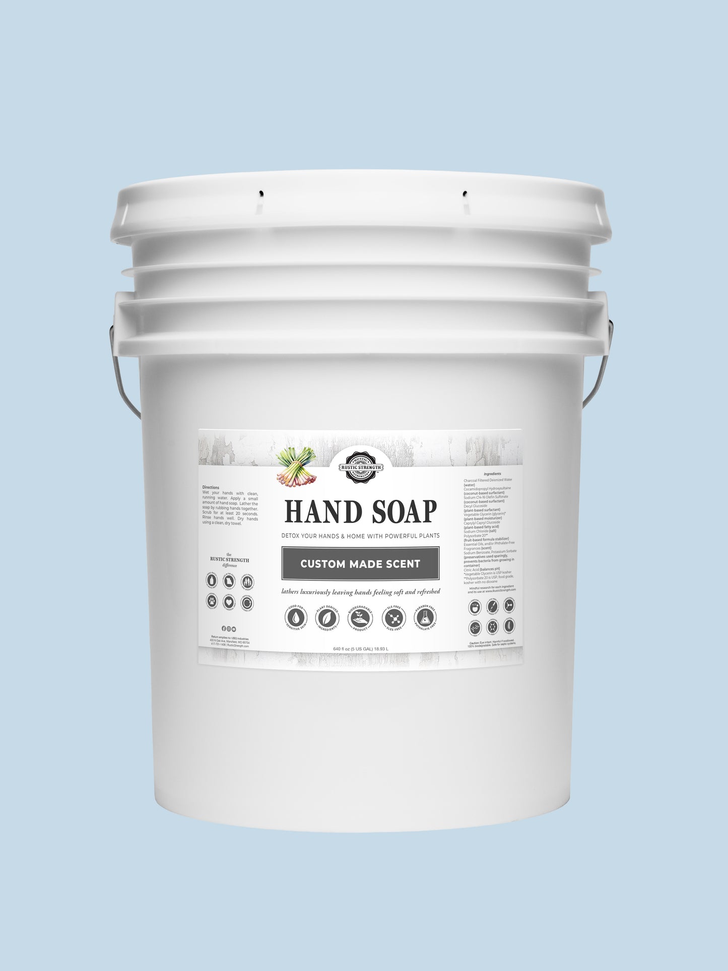 CLEARANCE | Hand Soap | Lemongrass ( 5 Gallon Bucket )