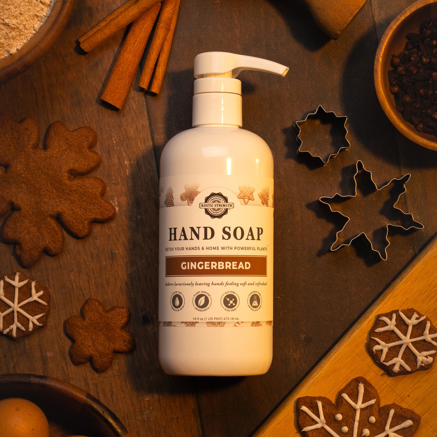 Hand Soap | Gingerbread | 16 oz Pump Bottle