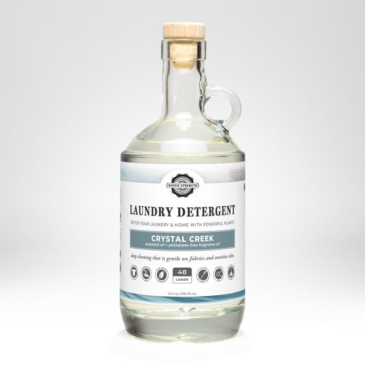 Laundry Detergent | Crystal Creek | 24 oz Glass Bottle