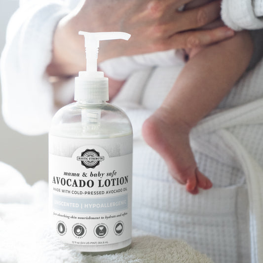 Avocado Lotion for Face & Body | Mama + Baby Safe