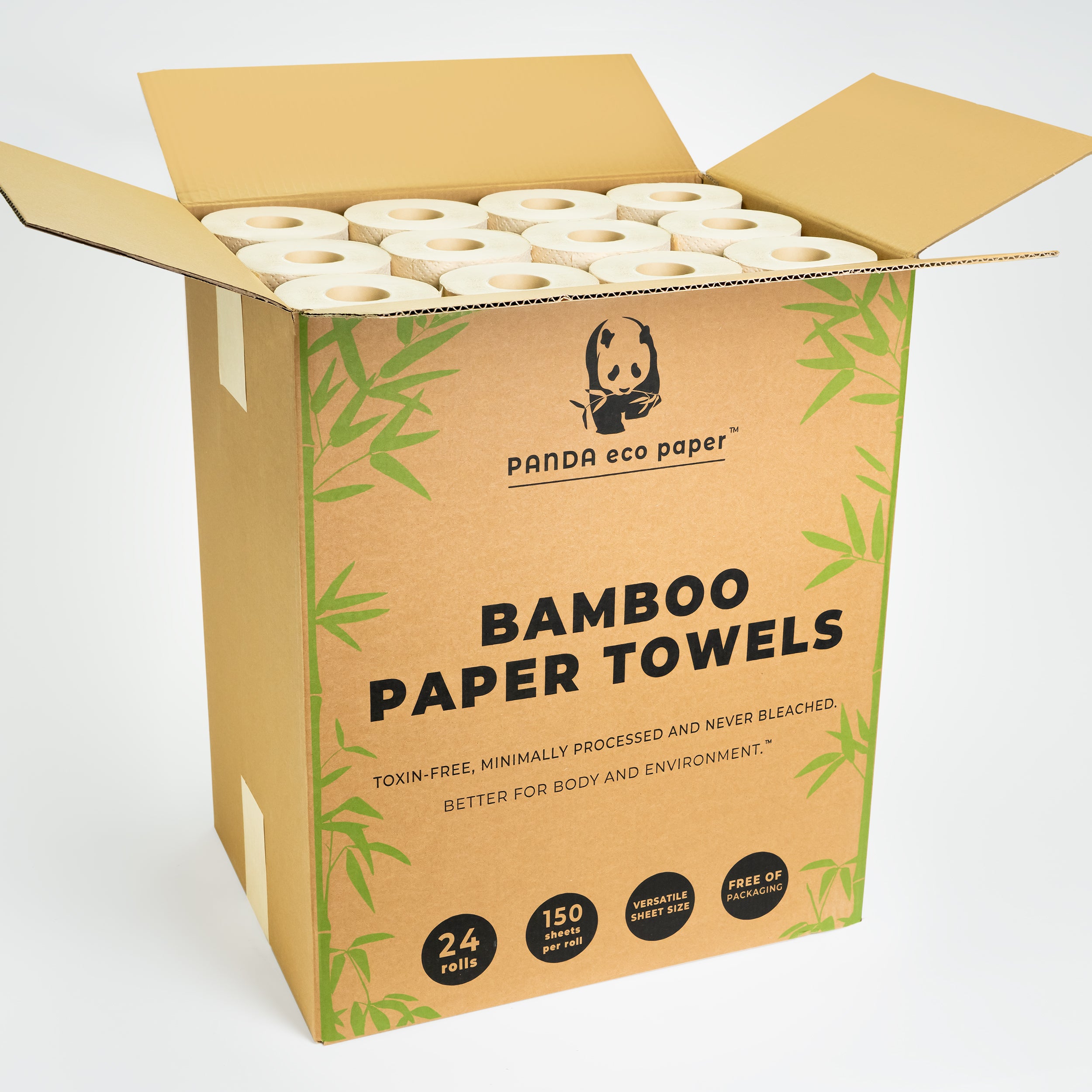 Washable Organic Bamboo Paper Towel Roll - 20 Sheets – Unik by Nature