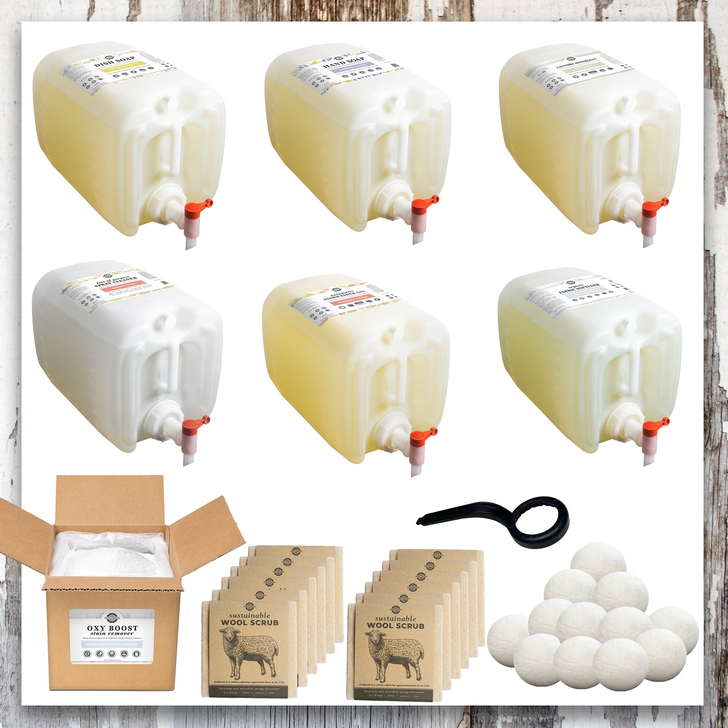 Refill Cleaning Bundle | 5 Gallon | Scented