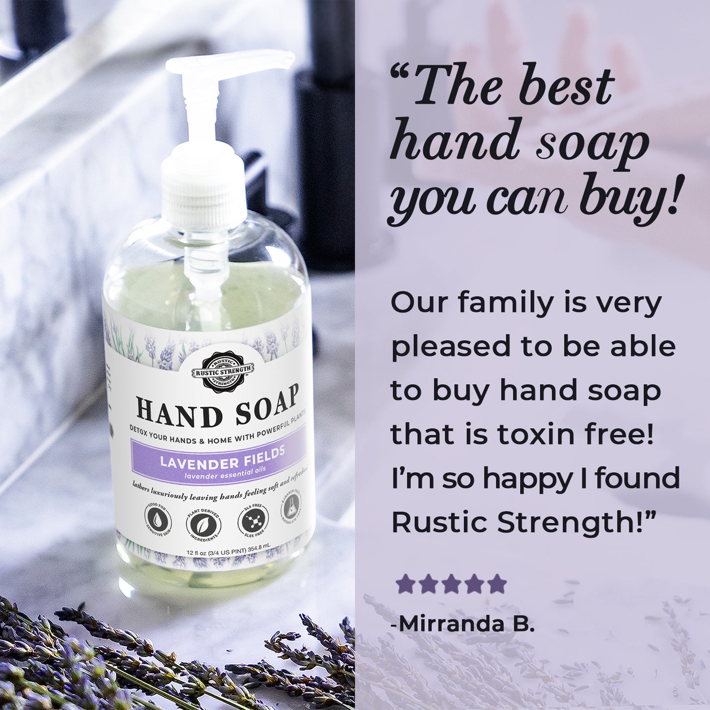 Hand Soap | Crystal Creek | 16 oz Pump Bottle