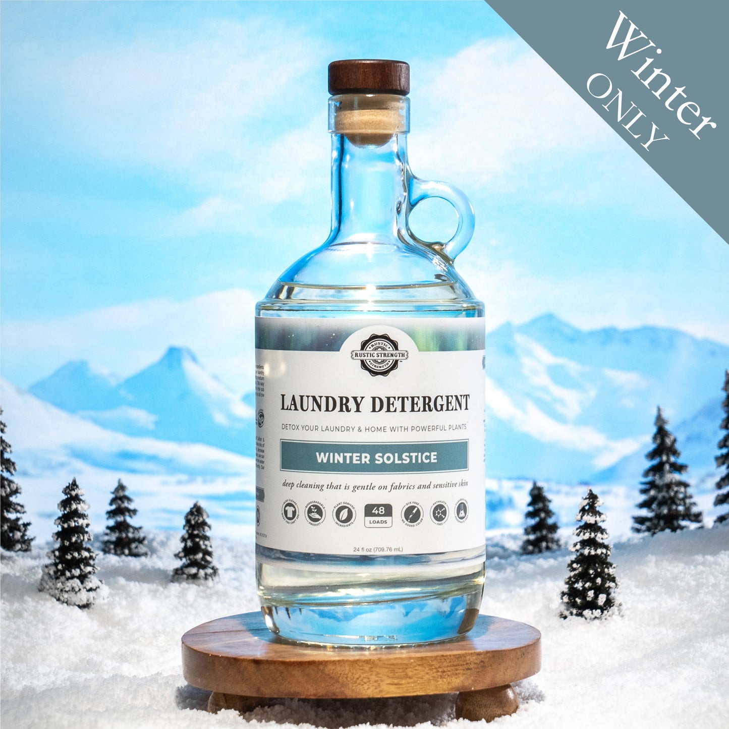 Laundry Detergent | Winter Solstice | 24 oz Glass Bottle