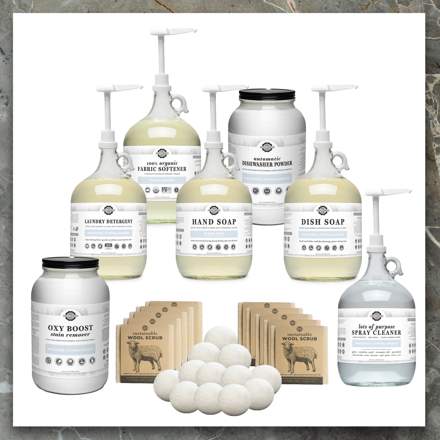Starter Bundle | Glass Display Jugs | Unscented
