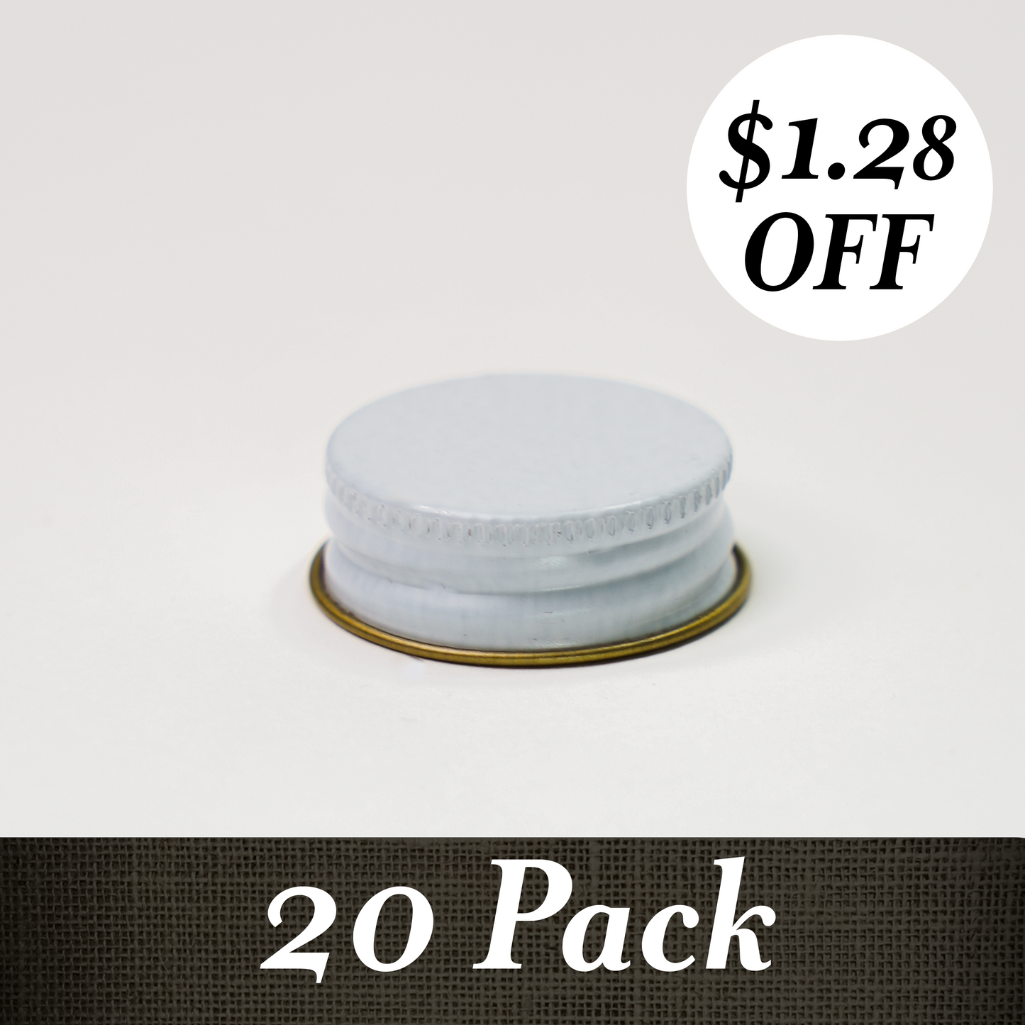 8 oz + 16 oz Keeper Bottle Metal Cap | Pack of 20