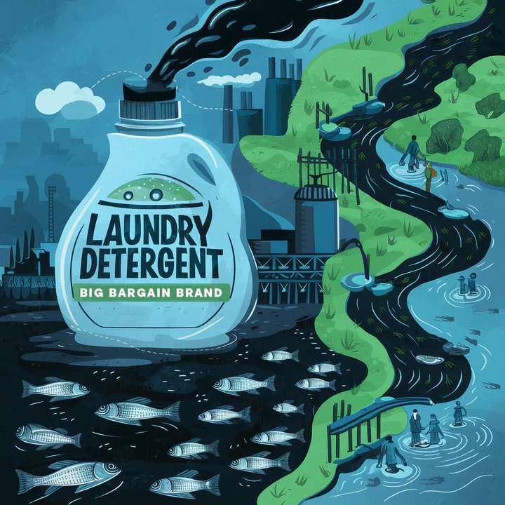 How Big Bargain Detergent Brands Contaminate America’s Drinking Water