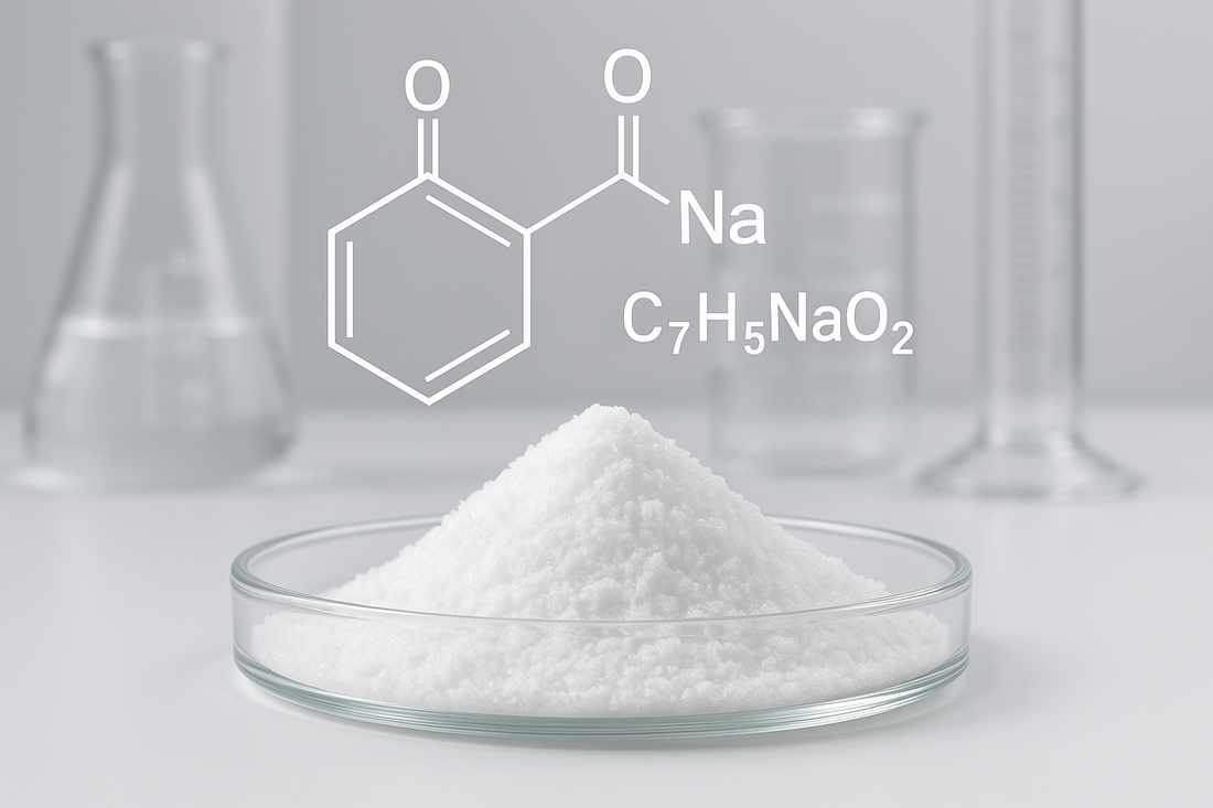 What is Sodium Benzoate and what does it do in products?