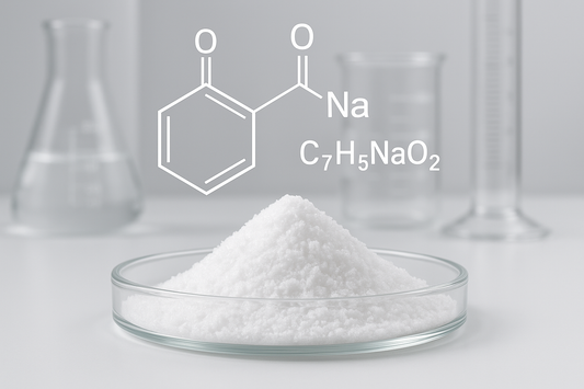 What is Sodium Benzoate and what does it do in products?