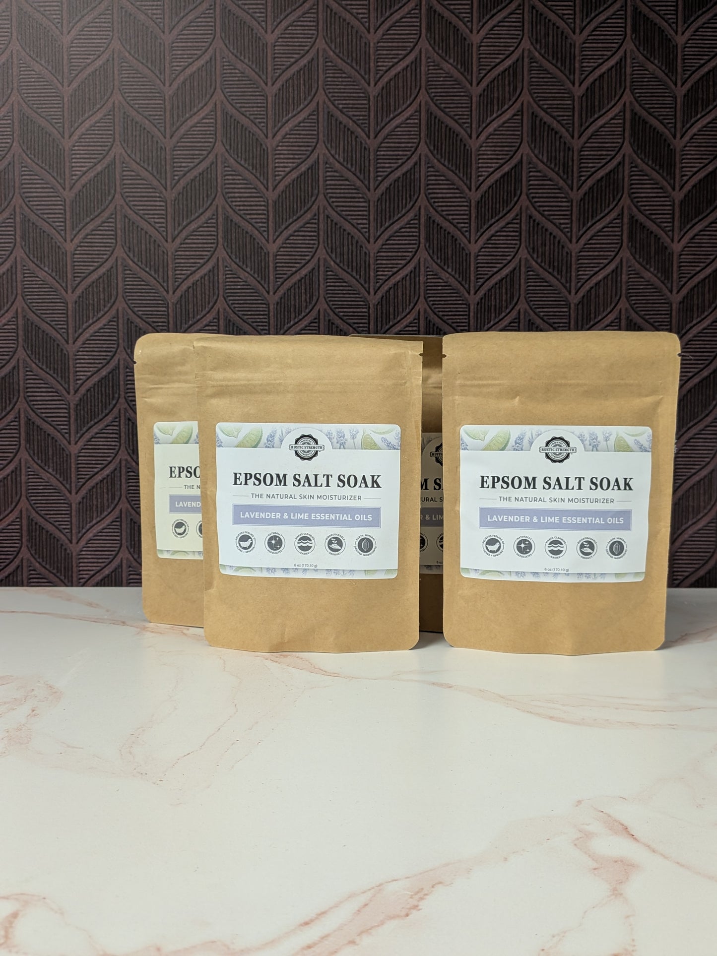 CLEARANCE | Epsom Salt | Lavender Lime |  3 - 6 oz bags