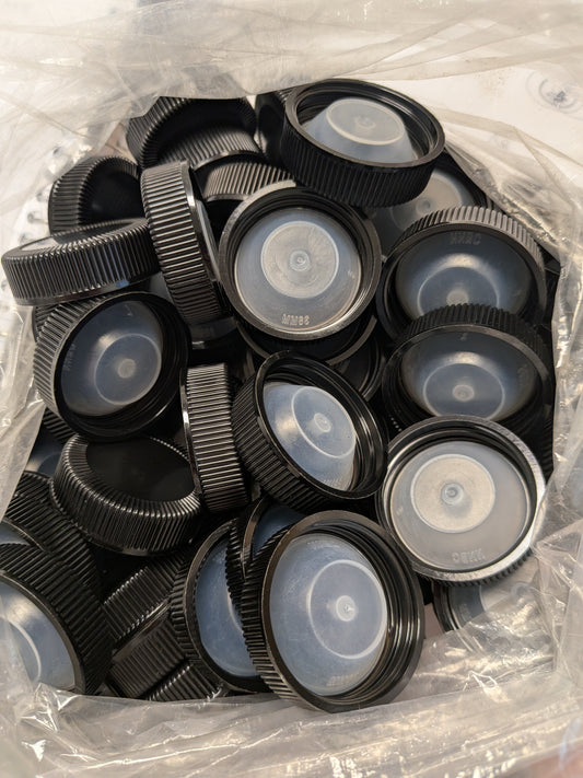 CLEARANCE | Black Phenolic Caps | 38-400 | 75 count