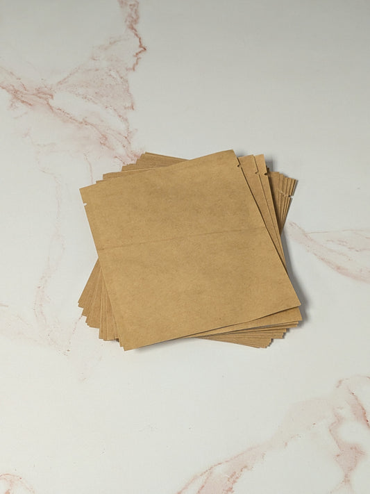 CLEARANCE | Kraft Bag | Heat Seal | 925 count