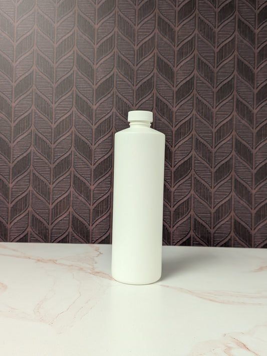 CLEARANCE | White bottle with cap | 12 count