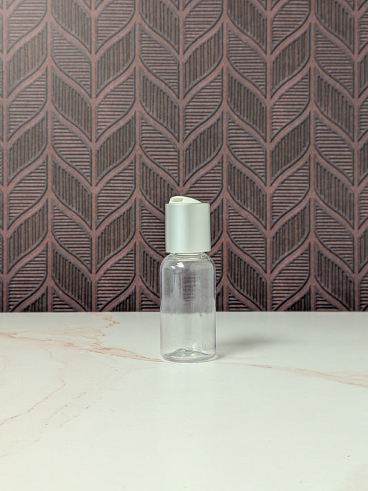 CLEARANCE | 1 oz plastic bottle with flip-top lid | 25 count