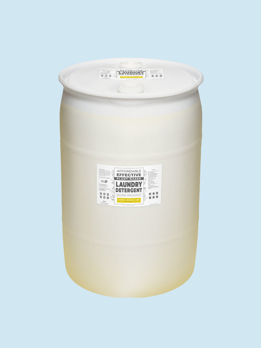 CLEARANCE | Affordable • Effective | Laundry Detergent | Lemon, Lime & Orange | 30 gal Drum