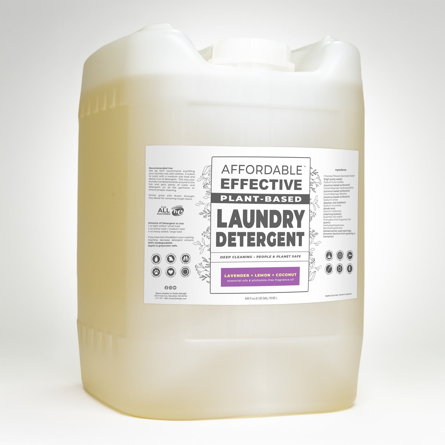 Affordable • Effective • Plant-Based | Laundry Detergent