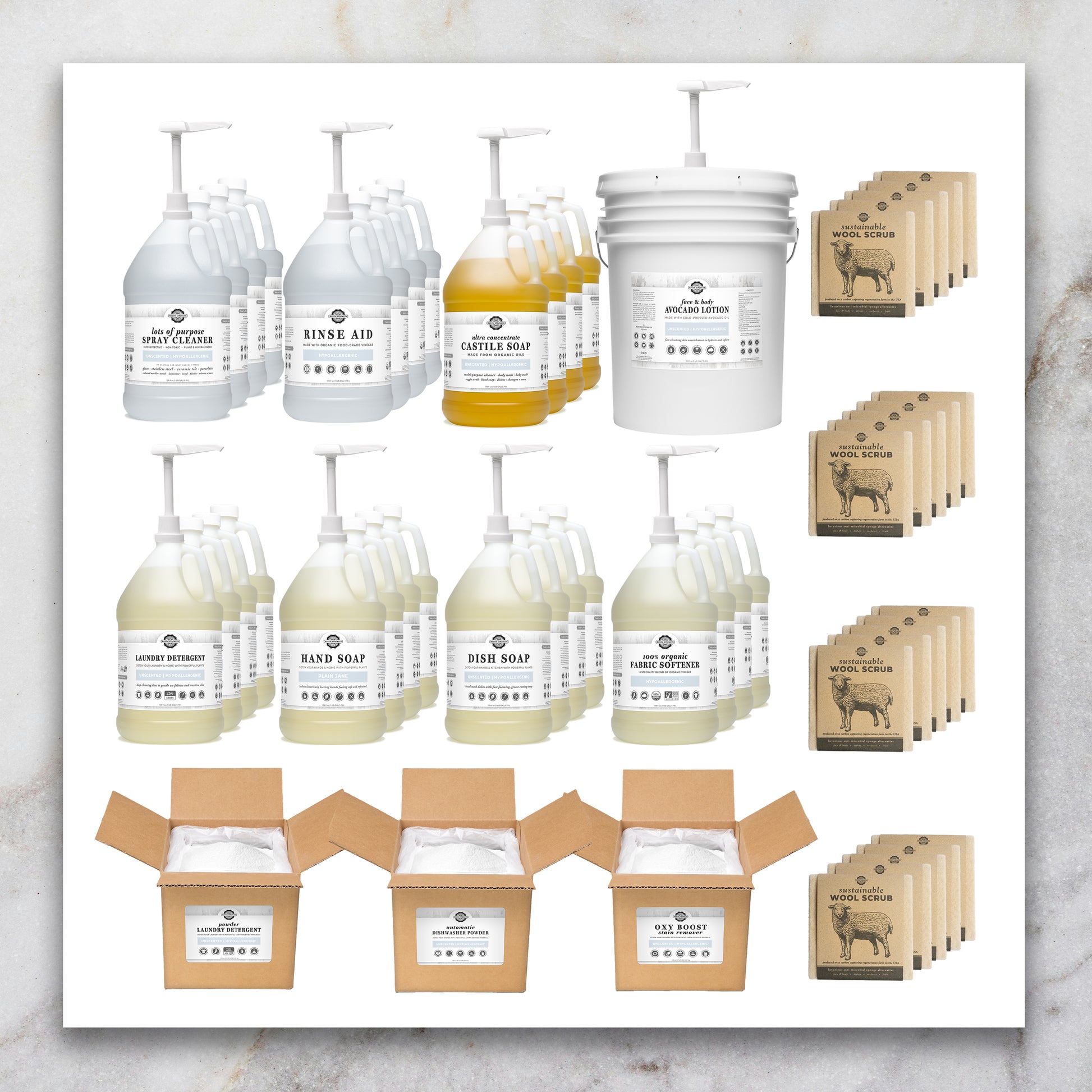 Refill Basic Bundle | Unscented – rusticstrengthwholesale