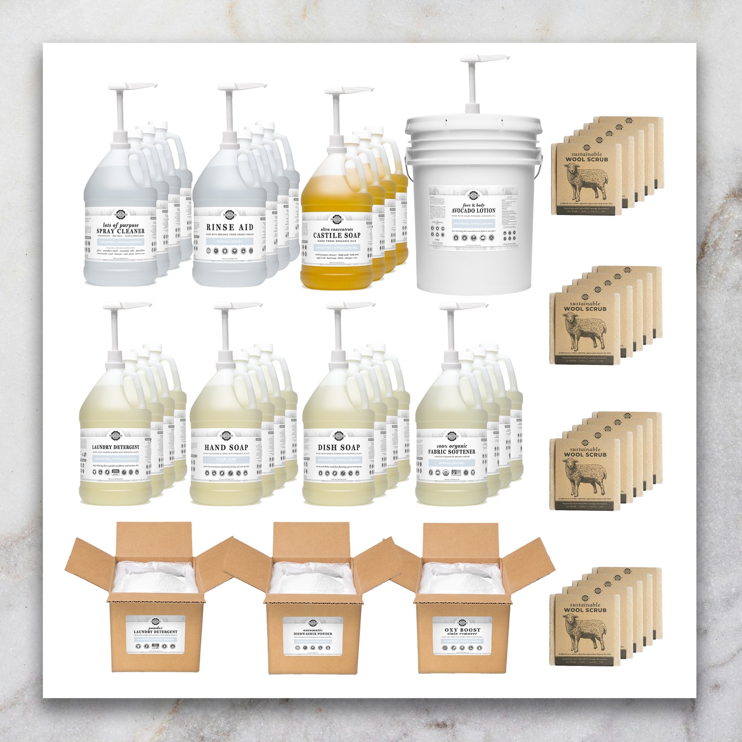 Refill Basic Bundle | Unscented – rusticstrengthwholesale