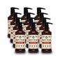 Rustic Strength, Body Wash, 16oz, Amber Plastic bottle with pump, Winter Berry, 12 pack