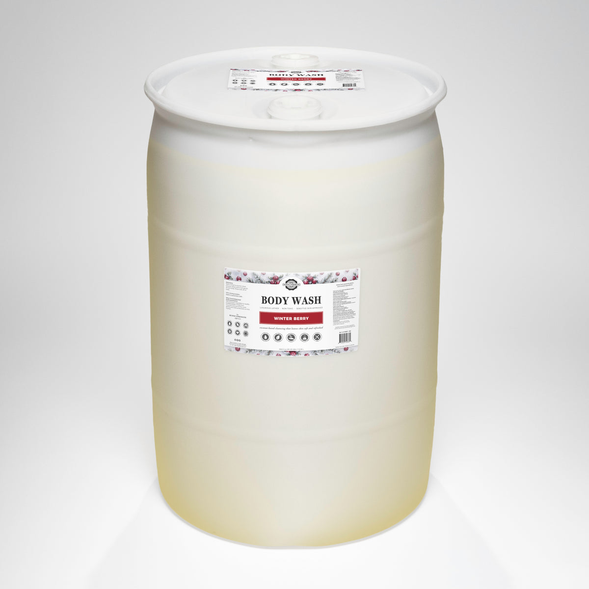 Rustic Strength, Body Wash, 30 Gallon, Drum, Winter Berry