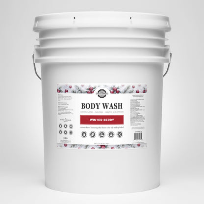 Rustic Strength, Body Wash, 5 Gallon, Bucket, Winter Berry