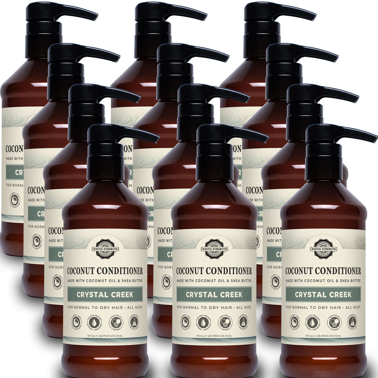 Coconut Conditioner | Crystal Creek | 16 oz Bottle