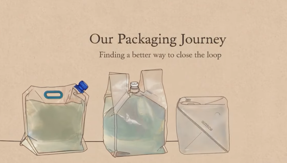 Load video: Rustic Strength, Our Packaging Journey video describing packaging we have tried and why we choose the packaging we have. We explain how this packaging supports our mission and works in our Close the Loop program.