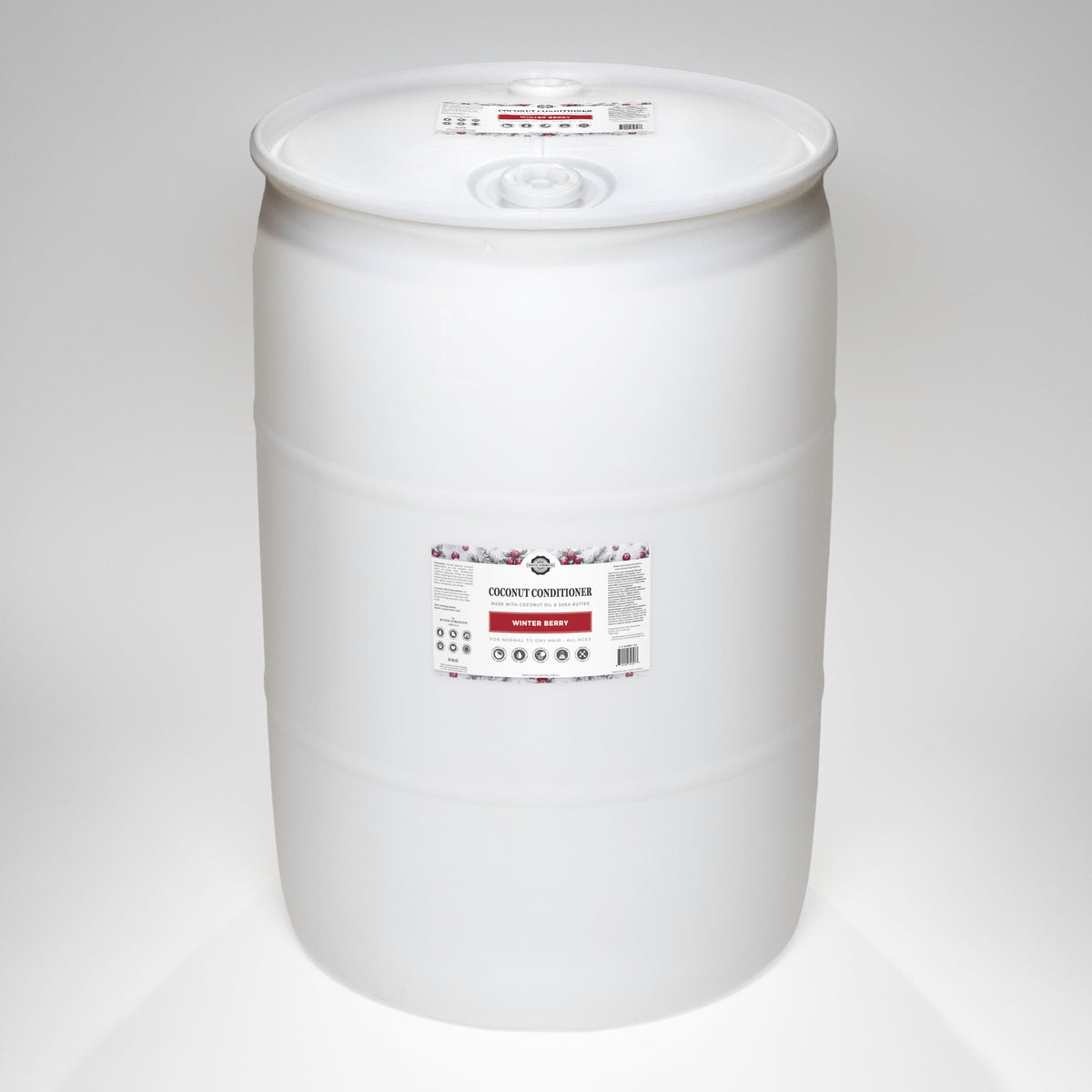 Rustic Strength, Coconut Conditioner, 55 Gallon, Drum, Winter Berry