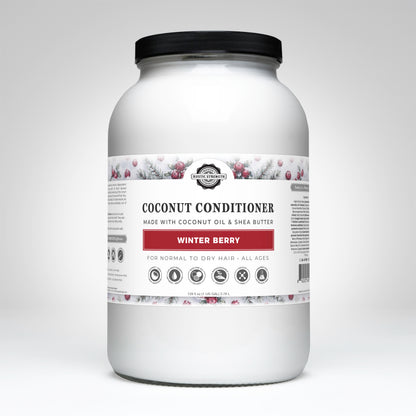 Rustic Strength, Coconut Conditioner, 1 Gallon, Glass Jar, Winter Berry