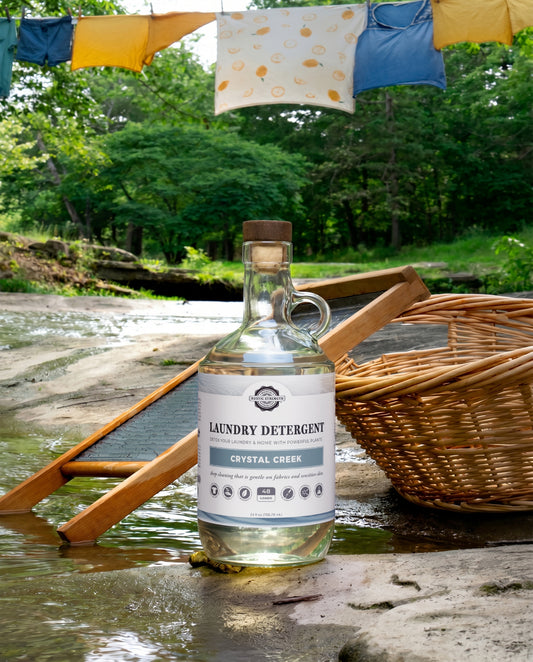 Laundry Detergent | Crystal Creek | 24 oz Glass Bottle