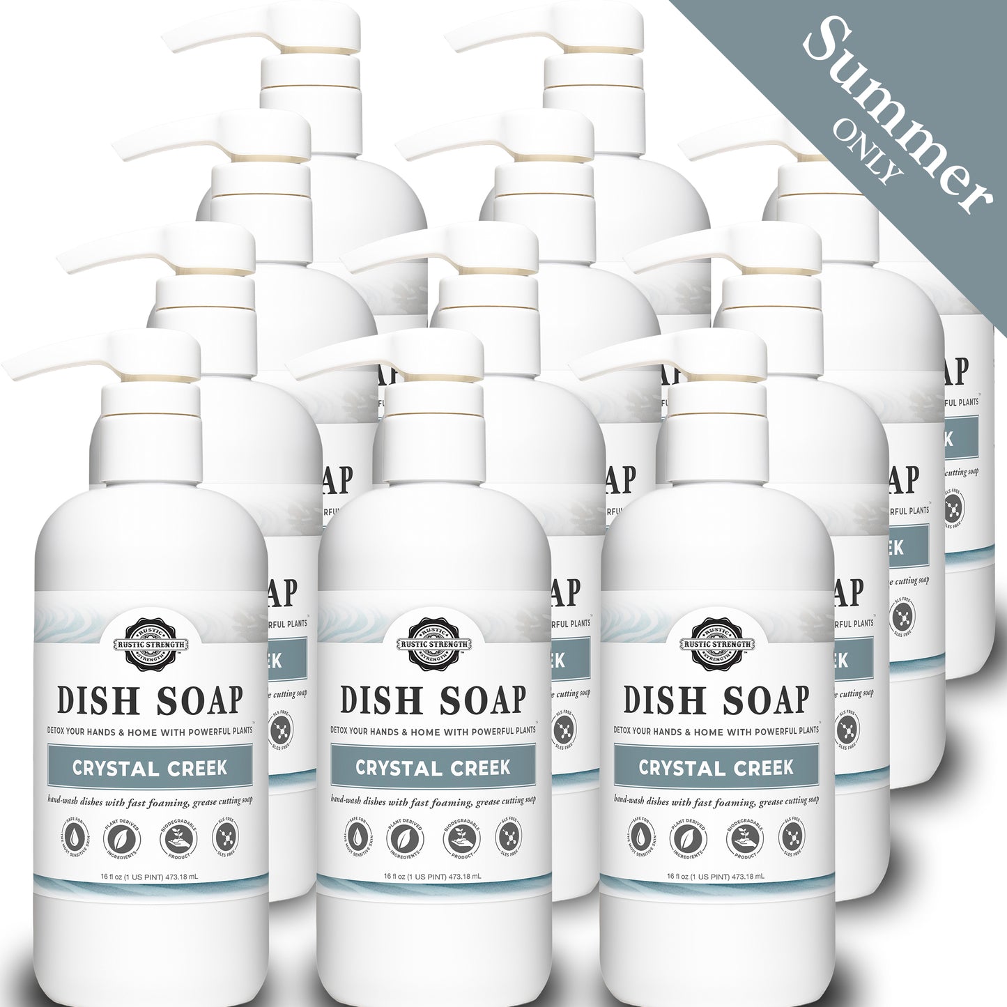 Dish Soap | Crystal Creek | 16 oz Pump Bottle