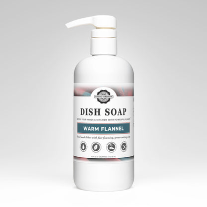 Dish Soap | Warm Flannel | 16 oz Pump Bottle