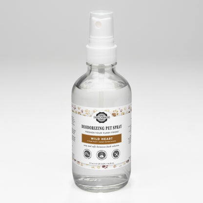Deodorizing Pet Spray | Wild Heart | 4 oz Bottle