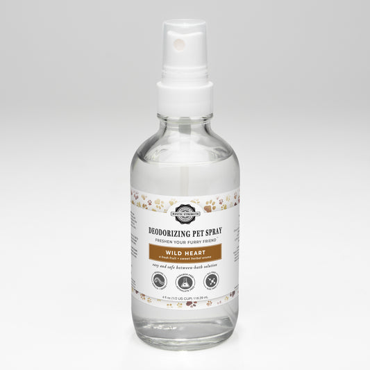 Deodorizing Pet Spray | Wild Heart | 4 oz Bottle