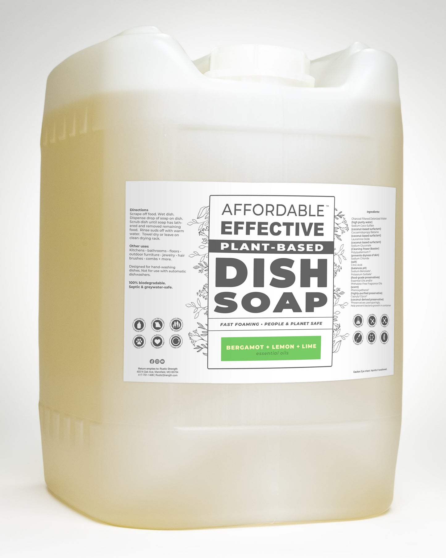 Affordable • Effective • Plant-Based | Dish Soap