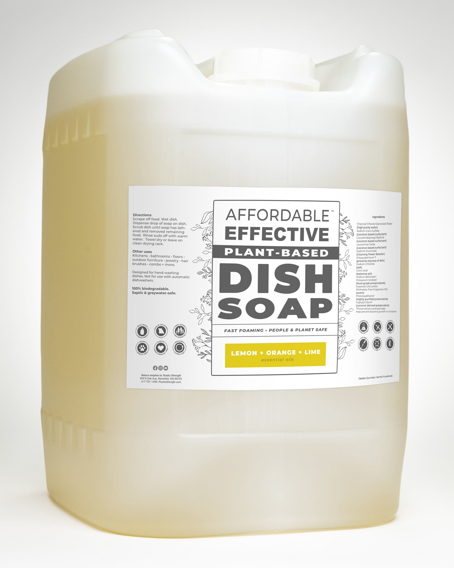 Affordable • Effective • Plant-Based | Dish Soap