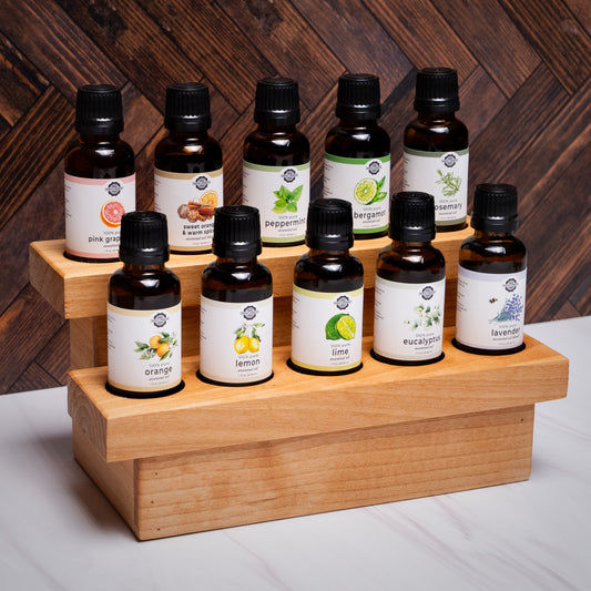 Essential Oil Display Shelf (Oils Not Included)