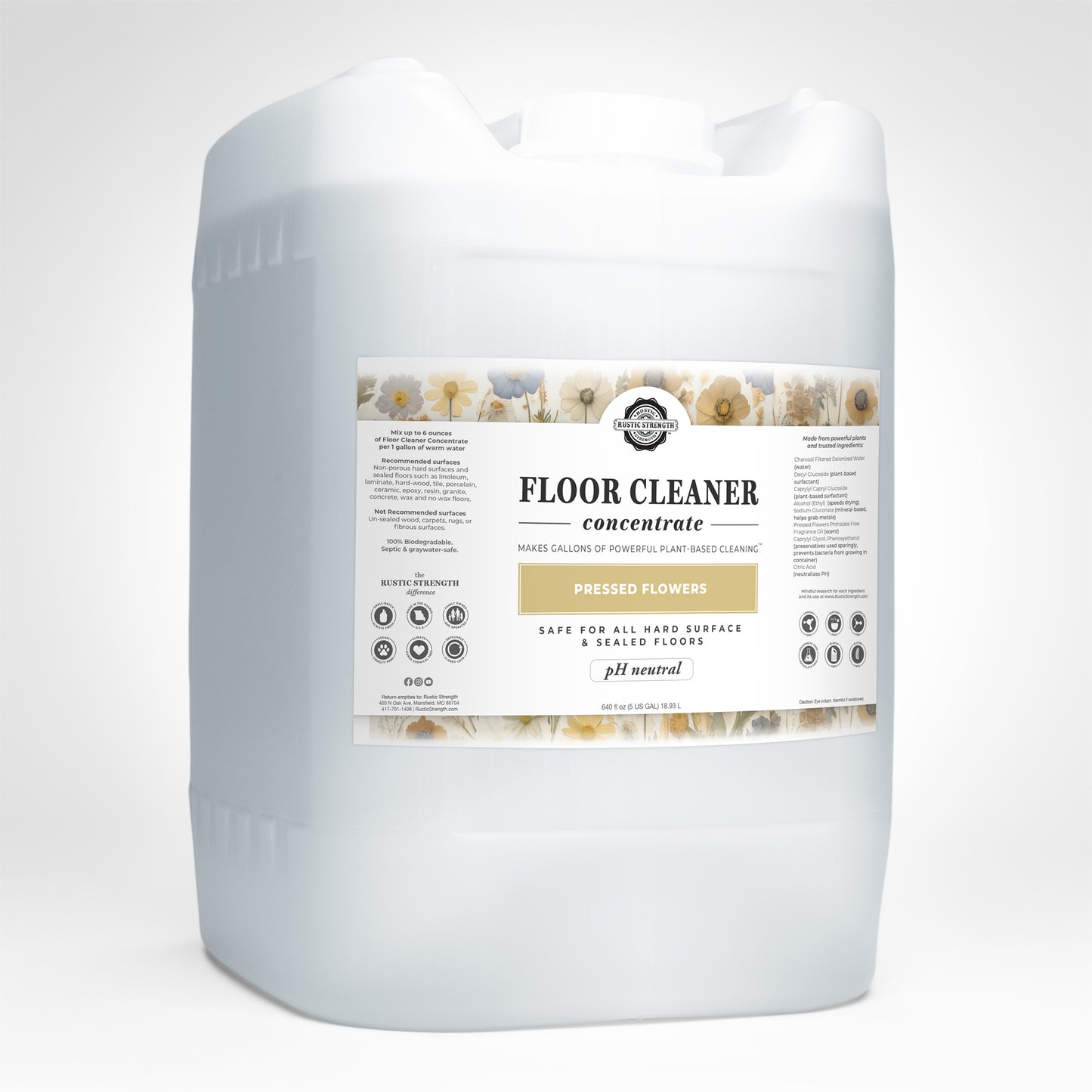 Multi-Surface Floor Cleaner | Spring Scents | Concentrate