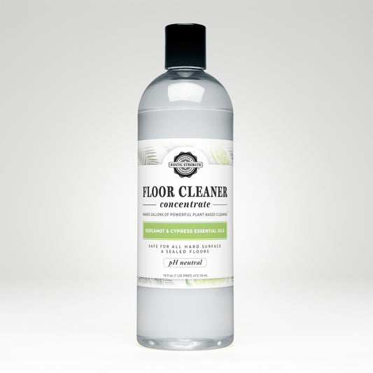 Rustic Strength Wholesale, Floor Cleaner Concentrate, 16 ounce, bergamot and cypress