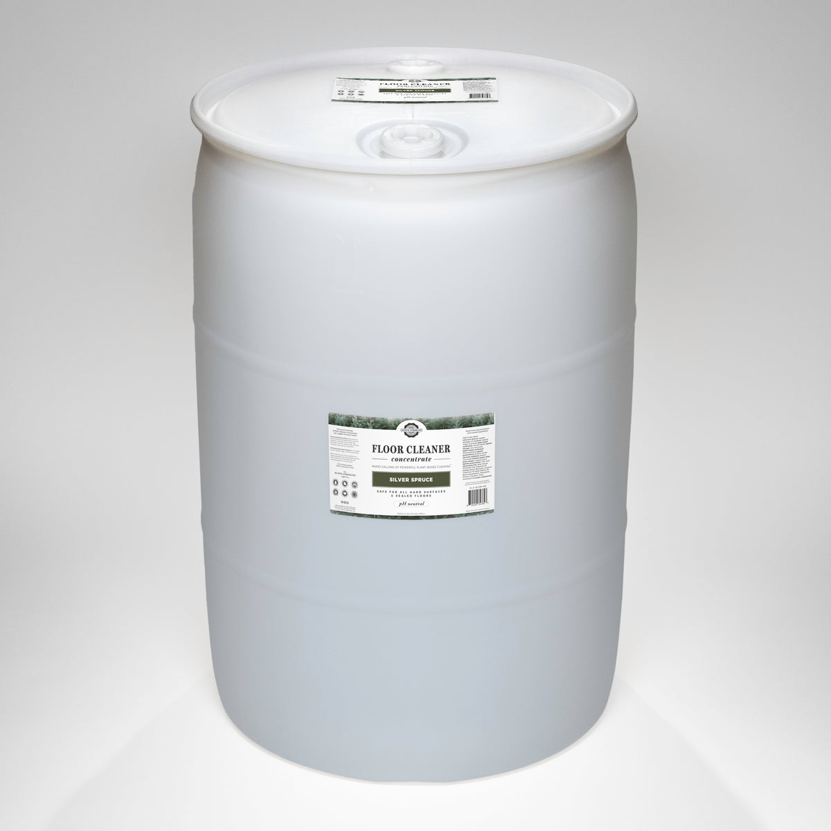 Rustic Strength, Floor Cleaner Concentrate, 55 Gallon, Drum, Silver Spruce