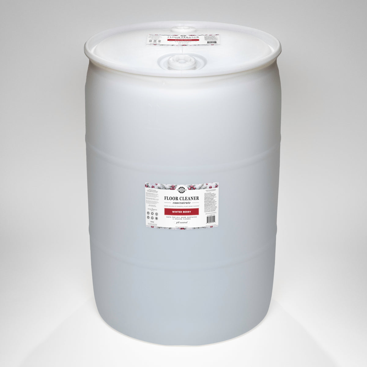 Rustic Strength, Floor Cleaner Concentrate, 55 Gallon, Drum, Winter Berry