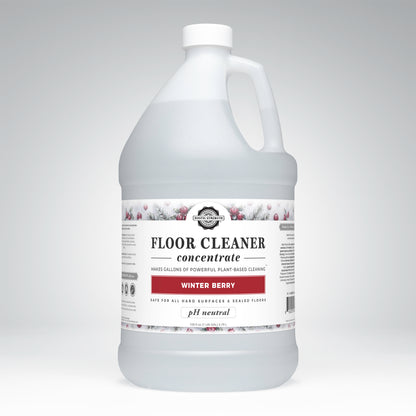 Rustic Strength, Floor Cleaner Concentrate, 1 Gallon, Plastic Jug, Winter Berry