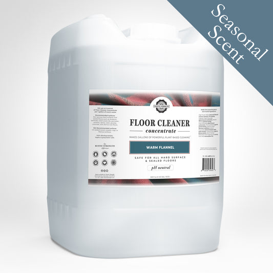 Rustic Strength, Floor Cleaner Concentrate, 5 Gallon, Eco-Jug, Warm Flannel with Seasonal Scent badge