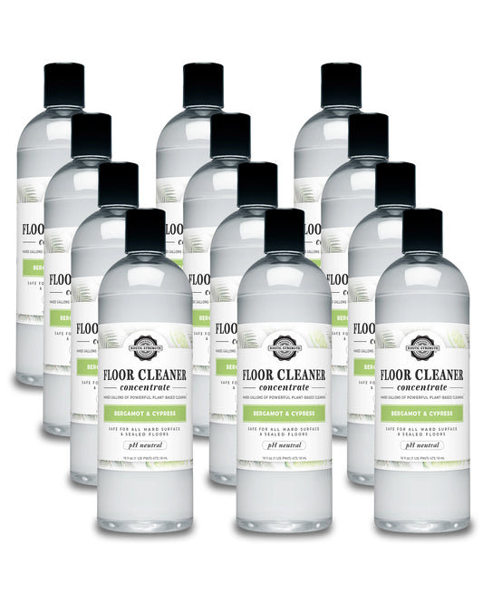Rustic Strength, Floor Cleaner Concentrate, 16oz, Plastic bottle, Bergamot and Cypress