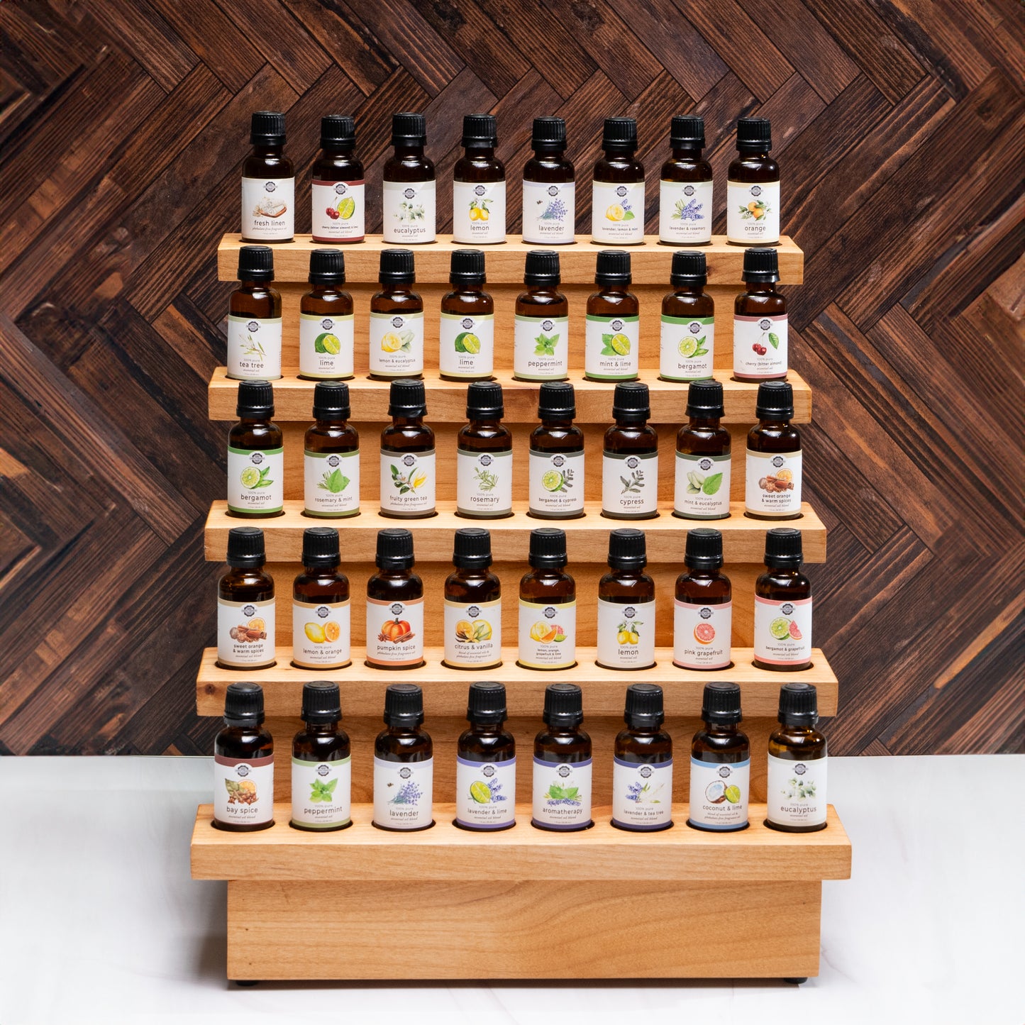 Large Essential Oil Display Shelf (Oils Not Included)