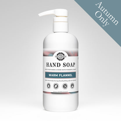 Hand Soap | Warm Flannel | 16 oz Pump Bottle